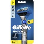Gillette Mach3 Turbo 3D + 2 ks hlavic – Hledejceny.cz