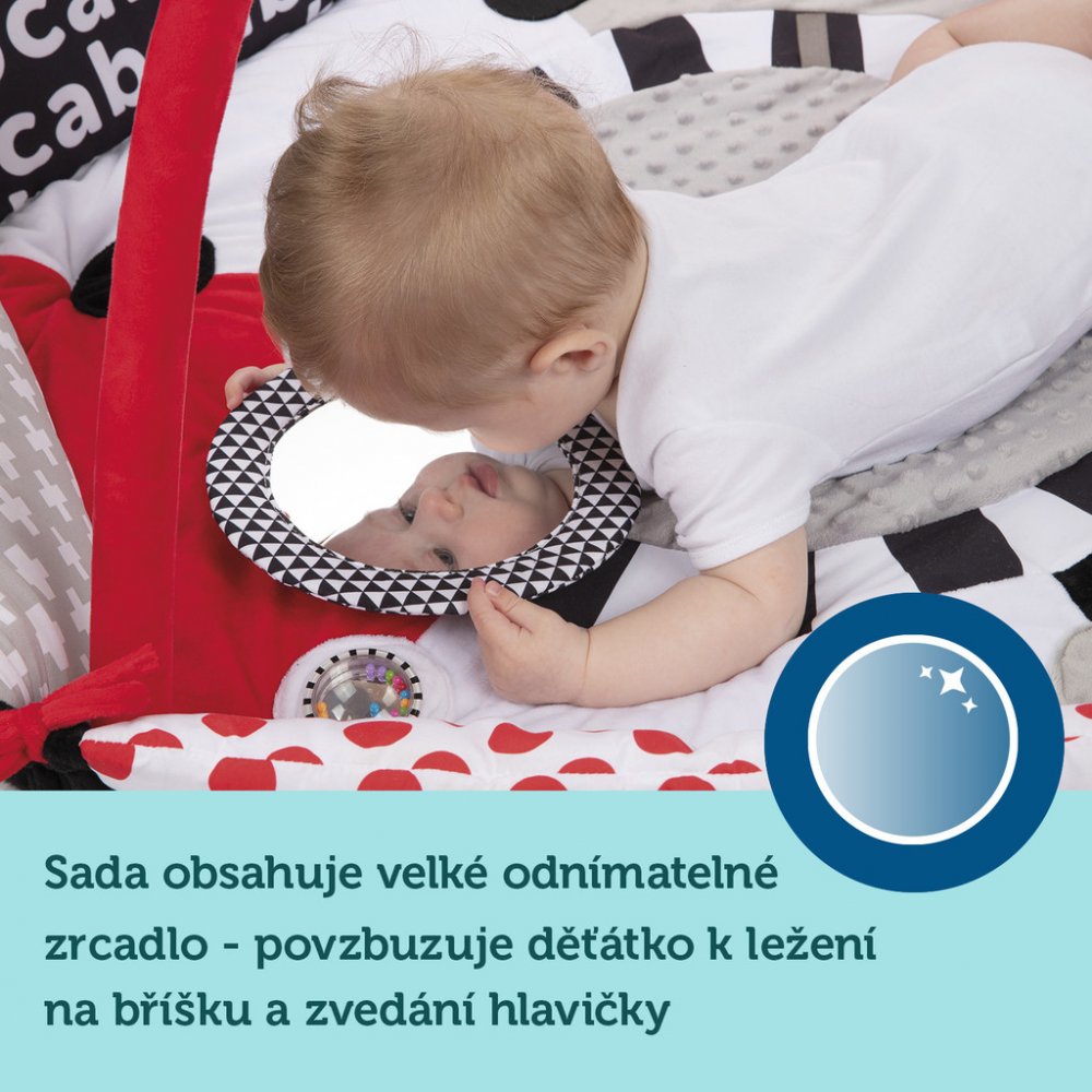 Canpol babies Kontrastní hrací deka SENSORY | Srovnanicen.cz