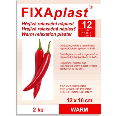 Fixaplast warm 12 x 16 cm 2 ks – Zboží Mobilmania