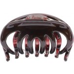 Skřipec na vlasy z pružného plastu Barva: vínově červená – Zbozi.Blesk.cz