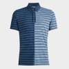 Pánské sportovní tričko G/ Fore polo Split Stripe modré