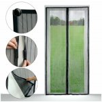 J.A.D. TOOLS Síť proti hmyzu do dveří, magnetická černá, 218 x 96 cm – Sleviste.cz