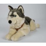 pes HUSKY ležící s popruhy 62 cm – Sleviste.cz