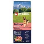 Ontario Adult Large Beef & Rice 2 x 12 kg – Hledejceny.cz