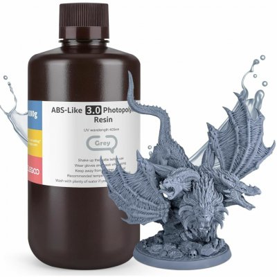 ELEGOO ABS-like Resin V3.0 1KG, Grey 50.103.0143 – Zboží Živě