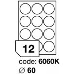 Rayfilm R0100.6060KA samolepící kulaté 60mm bílé 100 listů – Zboží Dáma