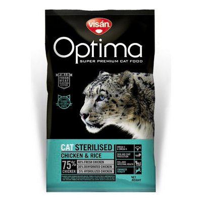 Visán Optimanova Cat Sterilised Chicken & Rice 400 g – Zboží Mobilmania