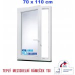 ERKADO 70x110 cm bílé otevíravé i sklopné levé – Zboží Mobilmania
