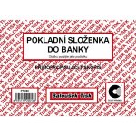 Baloušek Tisk PT080 Pokladní složenka do banky, A6, samopropisovací – Zboží Dáma