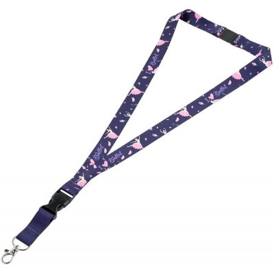 Šňůrka na krk Oxybag s karabinkou Baletka – Sleviste.cz