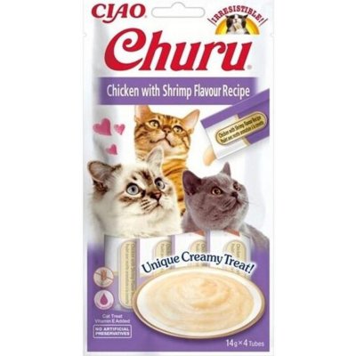 Churu Cat Chicken & Shrimp 4 x 14 g – Sleviste.cz