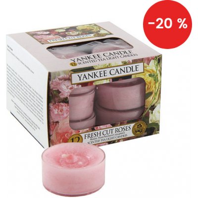 Yankee Candle Fresh Cut Roses 12 x 9,8 g – Hledejceny.cz