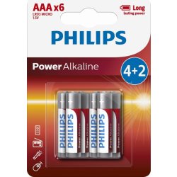 Philips AAA 6ks LR03P6BP