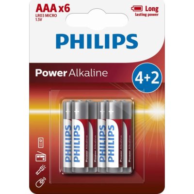 Philips AAA 6ks LR03P6BP – Hledejceny.cz