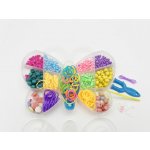 Alltoys Sada gumiček a korálků 338ks na výrobu náramků Loom Band m – Sleviste.cz