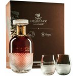 Gold Cock & L. Jabůrek & Květná 1995 57,8% 0,7 l (dárkové balení 2 skleničky) – Hledejceny.cz
