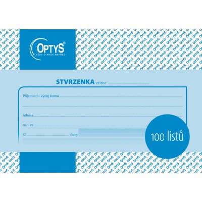 Optys 1038 Stvrzenka A6 – Hledejceny.cz