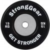 Činka a závaží StrongGear Závodní gumový 15kg – 50mm