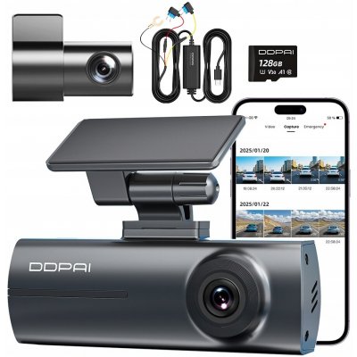 DDPAI N1 Dual + ZADNÍ + HARDWIRE KIT 128GB | Zboží Auto DDPAI N1 Dual + ZADNÍ + HARDWIRE KIT 128GB | Zboží Auto