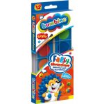 Bambino vodové barvy 28 mm + štětec 12 barevy – Hledejceny.cz