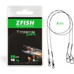 ZFISH Lanko Titanium Leader 15cm 7kg 2ks – Zboží Dáma