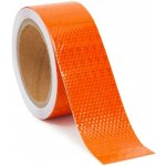 Páska reflexní samolepící 25 mm 2 m - oranžová – Zboží Dáma