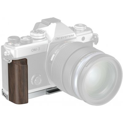 SmallRig L-Shaped Mount Plate with Wooden Handle for OM SYSTEM OM-3 5563 – Zboží Živě