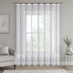 Dekorační žakárová záclona s řasící páskou YUKO 250 bílá 200x250 cm MyBestHome – Hledejceny.cz