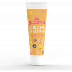 SweetArt gelová barva tuba Golden Yellow 30 g