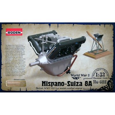 Roden Engine Hispano Suiza 8A 150 h.p. 622 1:32