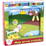 Teddies magnetické puzzle dřevěné Moje první zvířátka 57 dílků – Zbozi.Blesk.cz