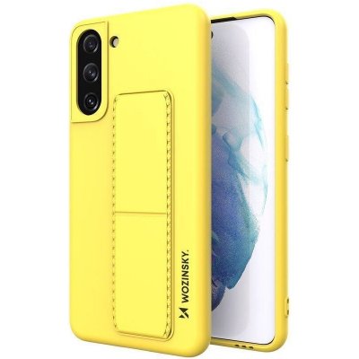 Pouzdro Wozinsky Kickstand Samsung Galaxy S21 5G žluté