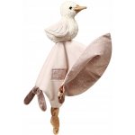 BabyOno plyšová hračka/přítulníček Goose Zoe s držákem na dudlík krémový – Zboží Mobilmania