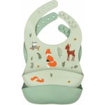 a Little Lovely Company Sada 2 silikonových bryndáků lesní přátelé – Zboží Mobilmania