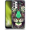 Pouzdro a kryt na mobilní telefon Samsung Pouzdro Head Case Samsung Galaxy A32 4G AZTEC TYGR