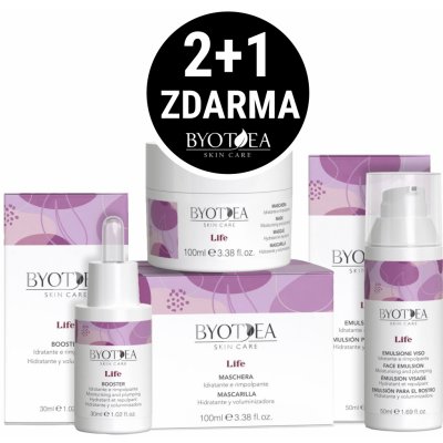 Byotea Life pleťové emulze 50 ml + pleťová maska 100 ml + pleťový booster 30 ml dárková sada – Hledejceny.cz