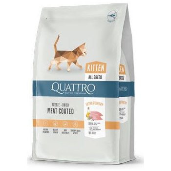 Quattro Cat Dry Premium all Breed Kitten Drůbež 1,5 kg