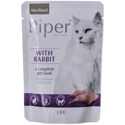 Piper Cat Sterilised s králíkem 100 g – Sleviste.cz