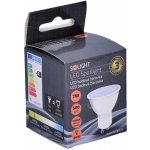 Solight LED žárovka , bodová , 7W, GU10, 3000K, 595lm, bílá – Hledejceny.cz