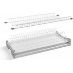 GTV Odkapávač/pořadač BASIC 1, dvoupatrový, skříň 500, pro desky 16 - 18 mm, 1x vana, bílá – Hledejceny.cz