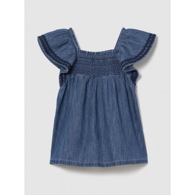 GAP Baby džínové šaty Tmavě modrá – Zboží Dáma