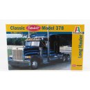 Model Italeri Model Kit CLASSIC PETERBILT 378 Long Hauler Truck 3857 1:24