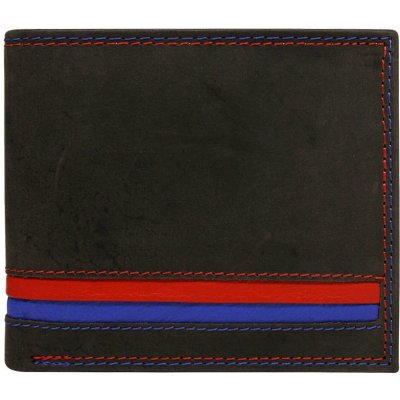 Inny Pánská peněženka Ogil hnědo-červená-modrá Univerzální