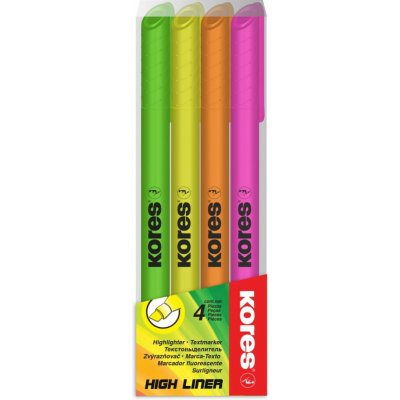 Kores High Liner Plus tenký sada 4barev 36240 – Hledejceny.cz