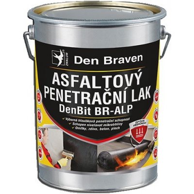 Asfaltový penetrační lak DenBit BR-ALP Den Braven Hmotnost: 4,5 kg – Hledejceny.cz