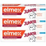 Elmex Anti-Caries Professional Junior dětská 3 × 75 ml – Hledejceny.cz