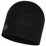 Buff merino Wool Hat Midweight solid black – Zboží Dáma