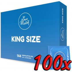 Love Match King Size 100 pack