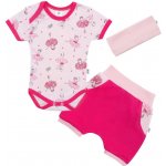 New Baby 3-dílná letní bavlněná souprava Perfect Summer baletka – Sleviste.cz
