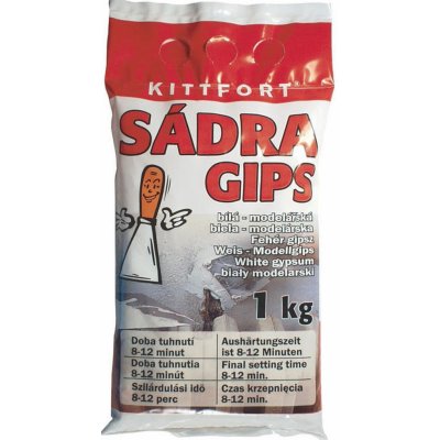 Kittfort modelářská sádra Gips bílá 1 kg – Zbozi.Blesk.cz